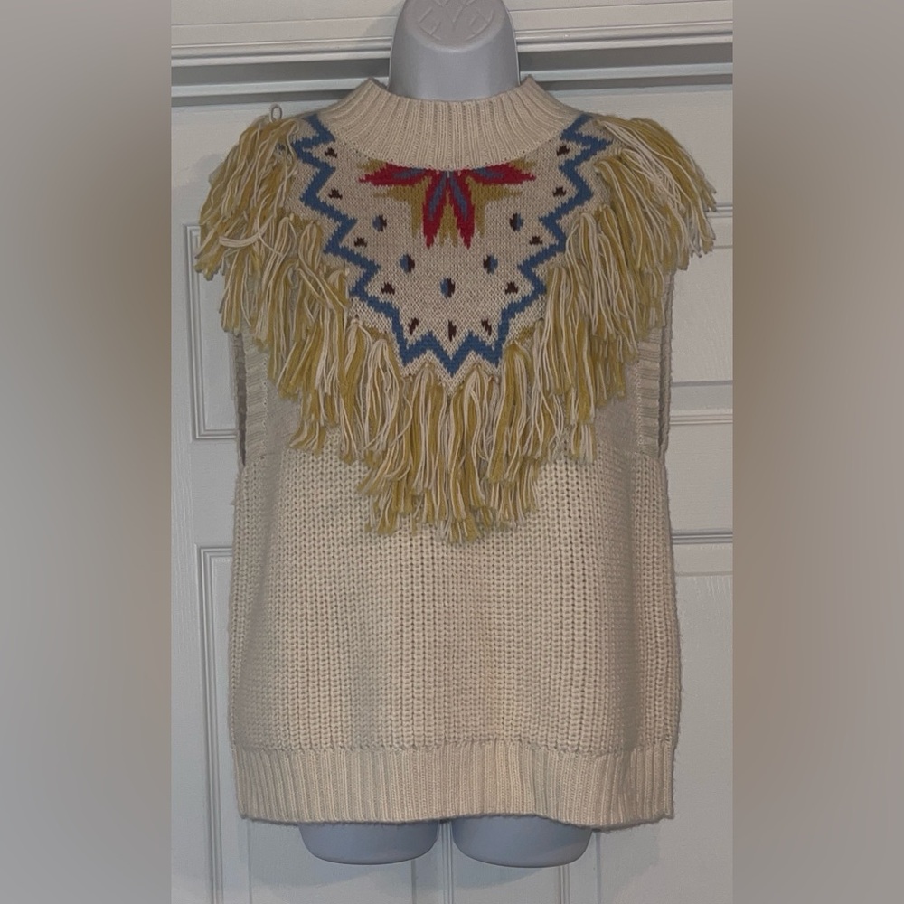 Chufy Fringed Chufy Hans Knitted Alpaca Vest.